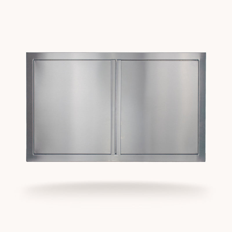 Access Doors, Vents & Covers American Made Grills 36" Deluxe Double Access Door, Stainless Steel, DD36-AMG