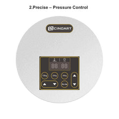CINOART Precision Tamp 2 (PT2) Automatic Coffee Tamper - 58mm Flat Bottom