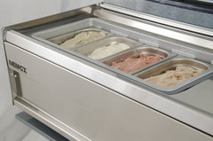 Nemox MAGIC PRO 100 Countertop Ventilated Gelato Storage & Display Case (4 x 2.75 qt)