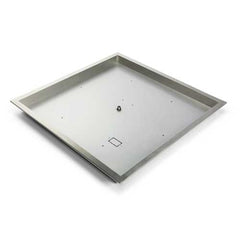 HPC Fire 304 Stainless Steel Fire Pit Pans, Round, Square and Rectangle