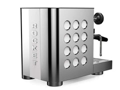 Rocket Espresso Appartamento TCA Espresso Machine - Shiny Steel with White Circles - FPCG01091SK-001