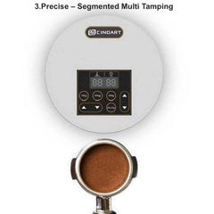 CINOART Precision Tamp 2 (PT2) Automatic Coffee Tamper - 58mm Flat Bottom