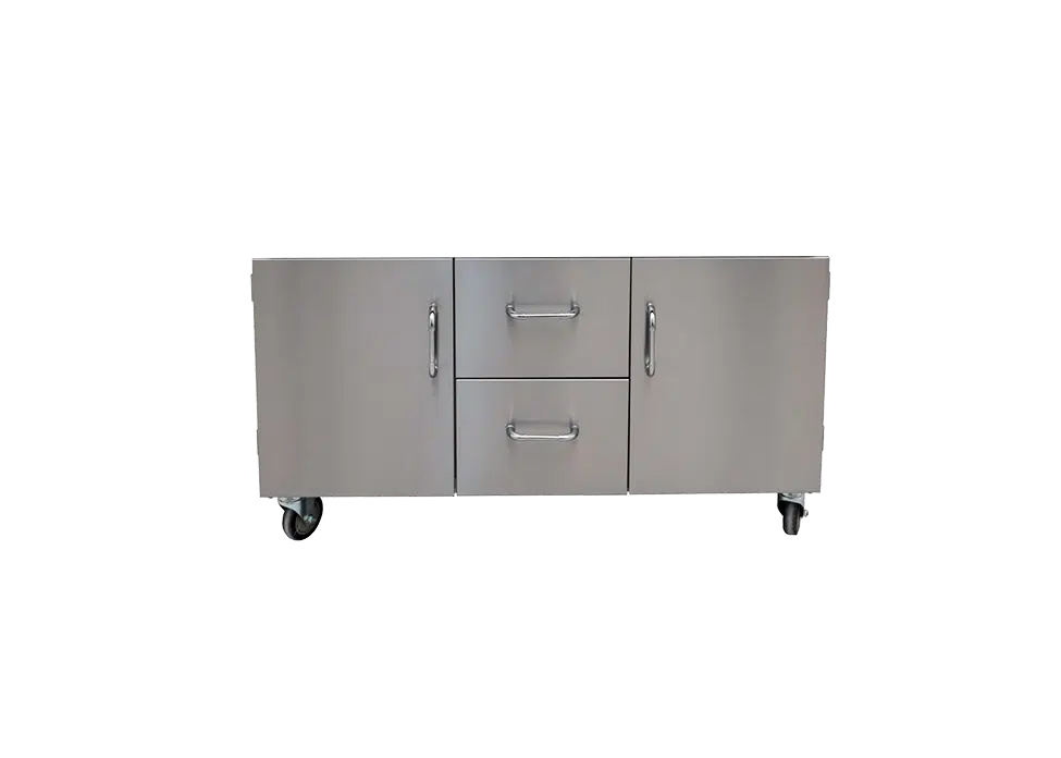 Grill Cart Bull Diablo 7-Burner Premium Stainless Steel Grill Cart Bottom, 28038