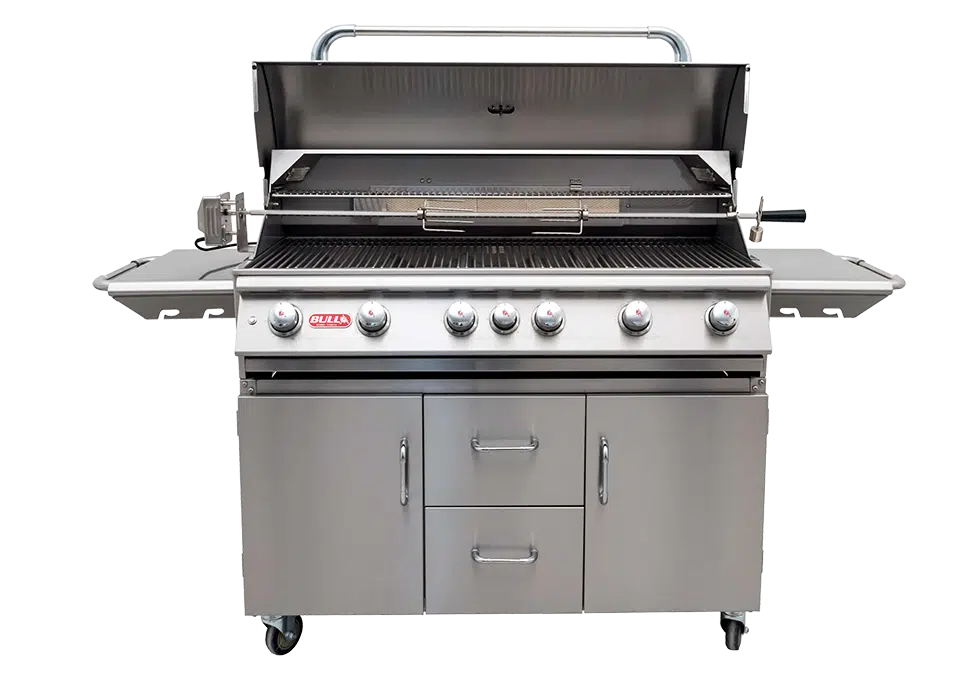 Grill Cart Bull Diablo 7-Burner Premium Stainless Steel Grill Cart Bottom, 28038