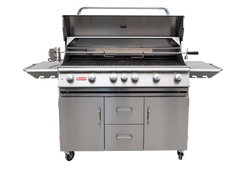 Grill Cart Bull Diablo 7-Burner Premium Stainless Steel Grill Cart Bottom, 28038