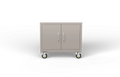 Grill Cart Bull 30-Inch 304 Stainless Steel Pedestal Grill Cart with Side Shelves, 45551