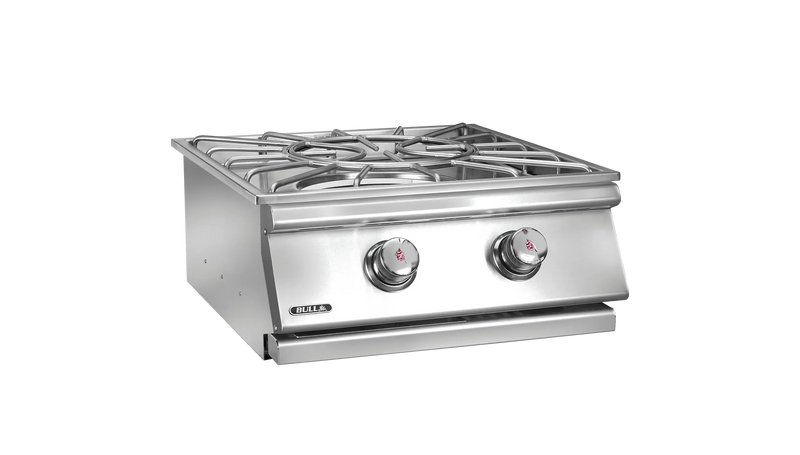 Outdoor Side Burner Bull Built-In Power Burner, 61,000 BTU, 96000 LP / 96001 NG