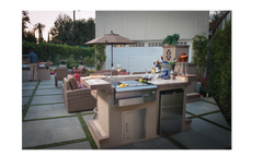 Outdoor Bar Center Bull 30" 304 Stainless Steel Outdoor Bar Center with Sink, Ice Chest & Drawer, 97623
