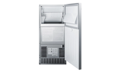 Outdoor Ice Maker Bull Outdoor-Rated Commercial Ice Maker, 62 lbs Clear Ice per Day, 115V, 13200