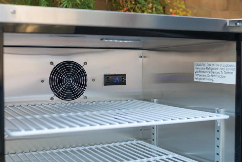 Outdoor Refrigerator Bull Stainless Fridge Series II Outdoor Kitchen Refrigerator, 4.9 Cu. Ft., 13700