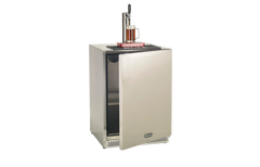 Outdoor Kegerator Bull Outdoor-Rated Kegerator with Single Tap, 6.6 Cu. Ft., 304 Stainless Steel, 17900