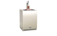 Outdoor Kegerator Bull Outdoor-Rated Kegerator with Single Tap, 6.6 Cu. Ft., 304 Stainless Steel, 17900