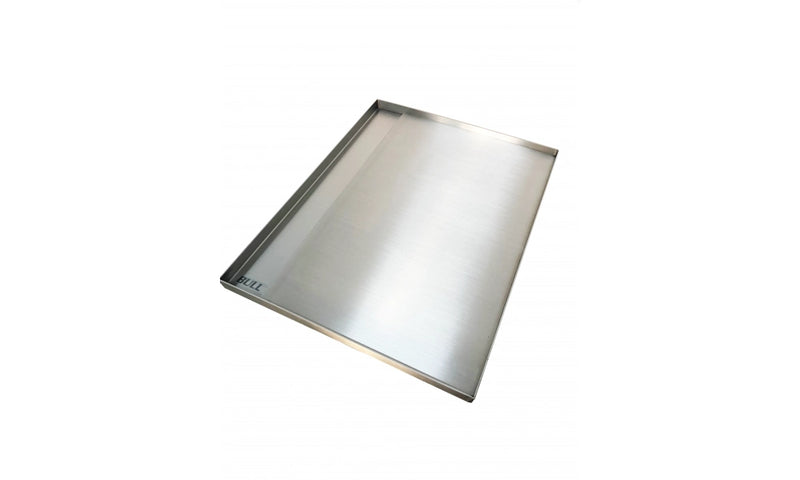 Grill Griddle Insert Bull Slide-In Removable 304 Stainless Steel Griddle with Grease Trough, 97020