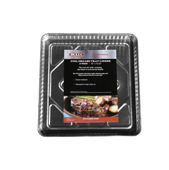 Grease Tray Liner Bull 24" Disposable Aluminum Grease Tray Liners, 3-Pack, 24267