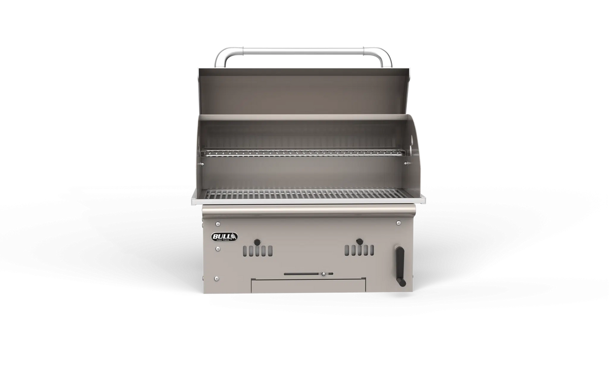 Built-In Charcoal Grill Bull Bison Premium Drop-In Charcoal Grill Head, 14 Gauge 304 Stainless, 575 Sq. In., 88787