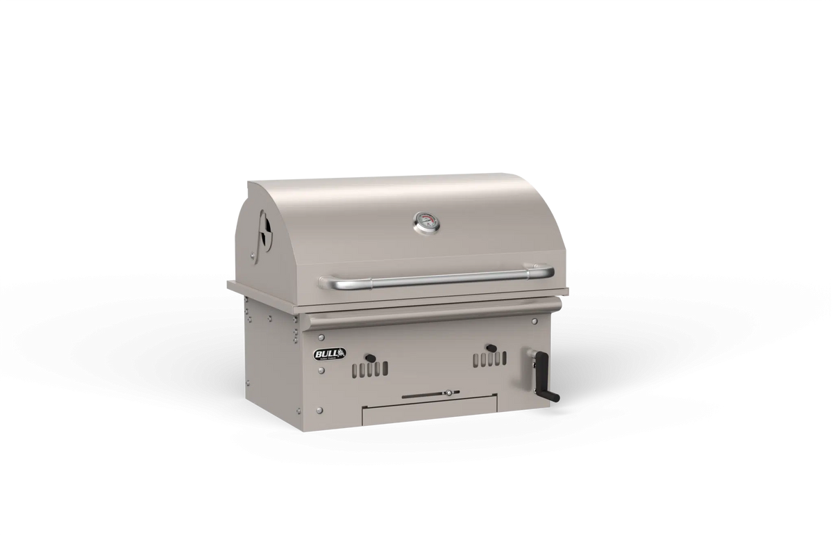 Built-In Charcoal Grill Bull Bison Premium Drop-In Charcoal Grill Head, 14 Gauge 304 Stainless, 575 Sq. In., 88787