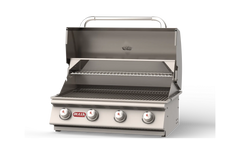 Built-In Gas Grill Bull 30" Outlaw 4-Burner Drop-In Gas Grill Head, 60,000 BTU, LP/NG