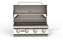 Built-In Gas Grill Bull 30" Outlaw 4-Burner Drop-In Gas Grill Head, 60,000 BTU, LP/NG