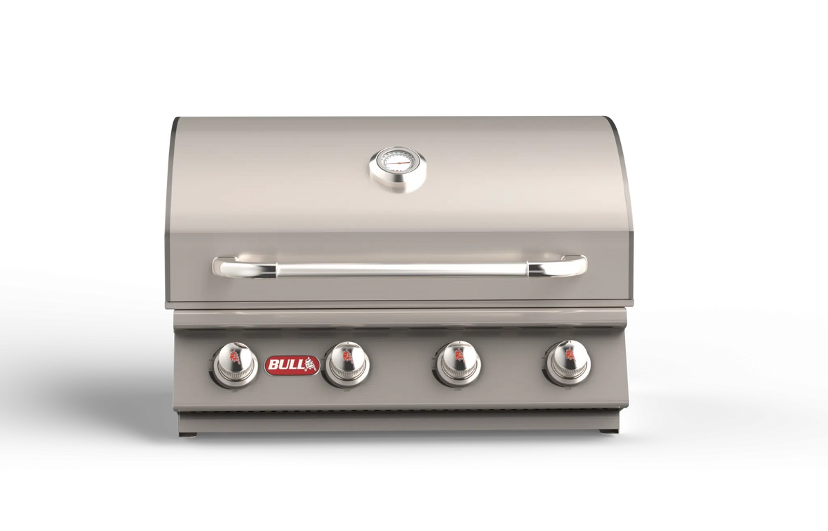 Built-In Gas Grill Bull 30" Outlaw 4-Burner Drop-In Gas Grill Head, 60,000 BTU, LP/NG