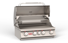 Built-In Gas Grill Bull 30" Angus Premium Drop-In Gas Grill Head, 75,000 BTU with Infrared Back Burner, 47628 / 47629