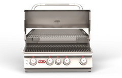 Built-In Gas Grill Bull 30" Angus Premium Drop-In Gas Grill Head, 75,000 BTU with Infrared Back Burner, 47628 / 47629
