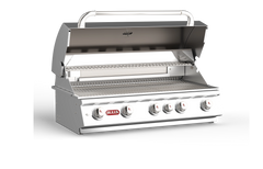 Built-In Gas Grill Bull 38" Brahma 5-Burner Drop-In Gas Grill Head, 90,000 BTU with Infrared Back Burner, 57568 / 57569