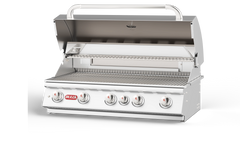 Built-In Gas Grill Bull 38" Brahma 5-Burner Drop-In Gas Grill Head, 90,000 BTU with Infrared Back Burner, 57568 / 57569
