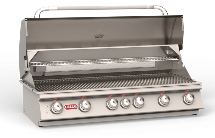 Built-In Gas Grill Bull 46" Diablo Premium Drop-In Gas Grill Head, 105,000 BTU with Infrared Back Burner, 62648 / 62649