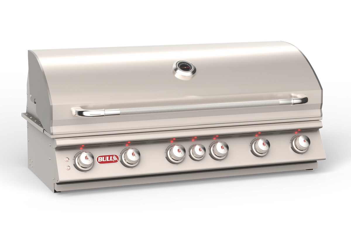 Built-In Gas Grill Bull 46" Diablo Premium Drop-In Gas Grill Head, 105,000 BTU with Infrared Back Burner, 62648 / 62649