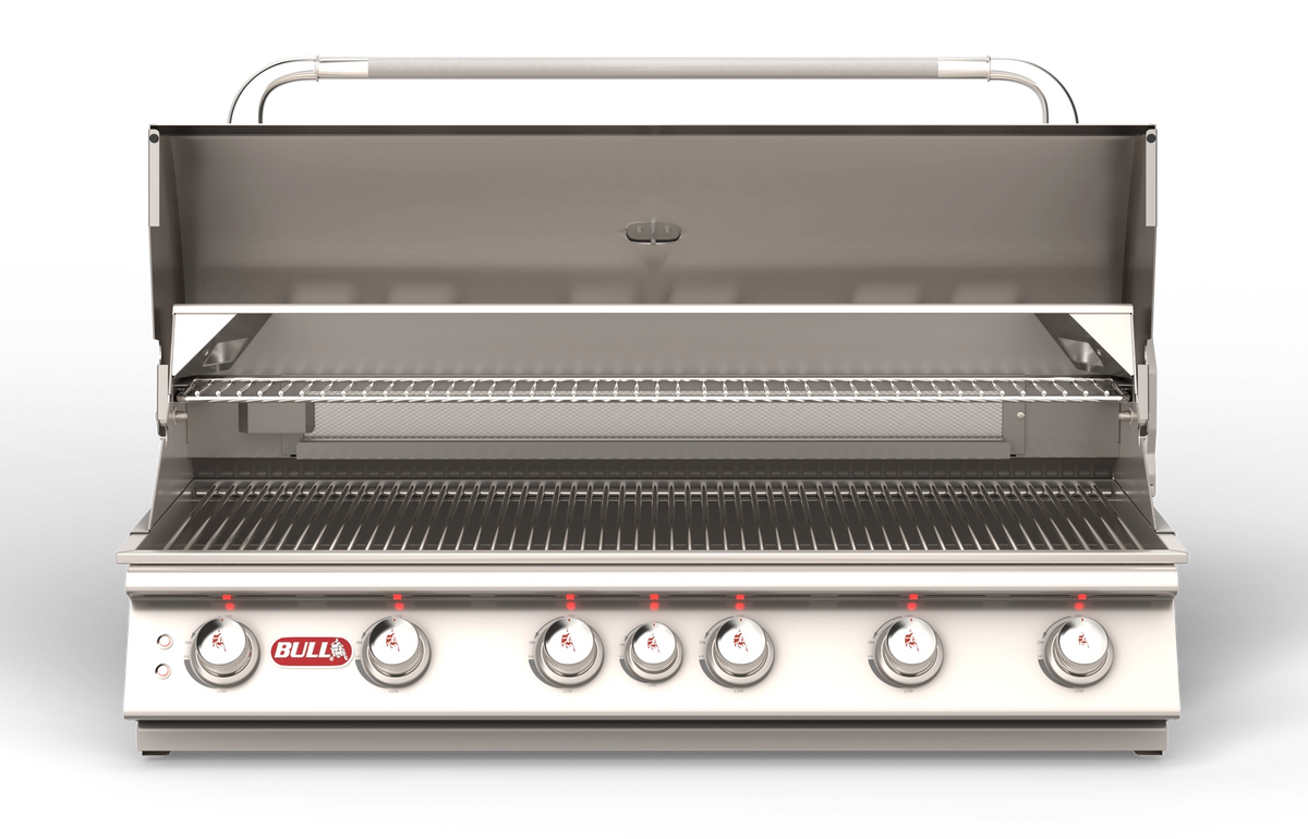 Built-In Gas Grill Bull 46" Diablo Premium Drop-In Gas Grill Head, 105,000 BTU with Infrared Back Burner, 62648 / 62649