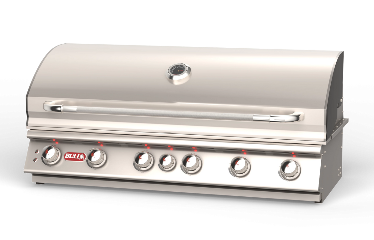 Built-In Gas Grill Bull 46" Diablo Premium Drop-In Gas Grill Head, 105,000 BTU with Infrared Back Burner, 62648 / 62649