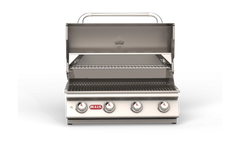 Built-In Gas Grill Bull 30" Lonestar 4-Burner Drop-In Gas Grill Head, 60,000 BTU, 87048 / 87049