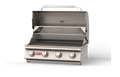 Built-In Gas Grill Bull 30" Lonestar 4-Burner Drop-In Gas Grill Head, 60,000 BTU, 87048 / 87049
