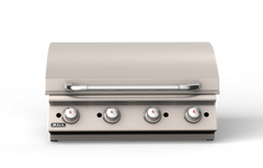 Built-In Gas Grill Bull 30" Professional Drop-In Gas Griddle Head, 60,000 BTU Chromium Plated, 92008 / 92009