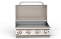 Built-In Gas Grill Bull 30" Professional Drop-In Gas Griddle Head, 60,000 BTU Chromium Plated, 92008 / 92009