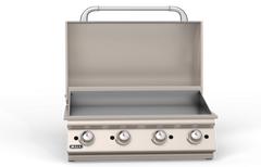 Built-In Gas Grill Bull 30" Professional Drop-In Gas Griddle Head, 60,000 BTU Chromium Plated, 92008 / 92009