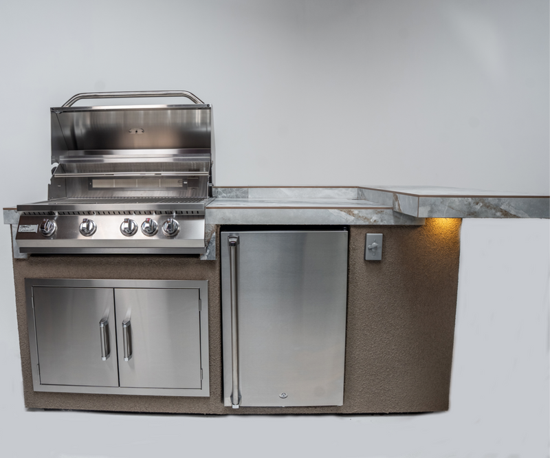 KoKoMo Outdoor Kitchen Islands St.John-H-bar