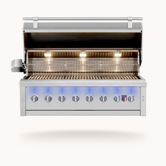 Built-In Gas Grills American Made Grills Ovation 54" Built-In Hybrid Grill, 160,000 BTU, Natural Gas or Propane, OVA54