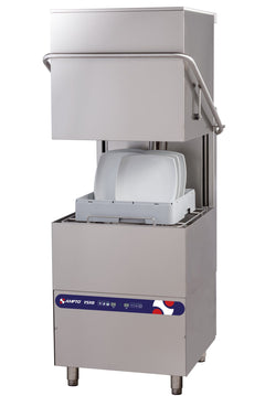 AMPTO 1510 Hood-Type High-Temperature Dishwasher 34-5/8"W