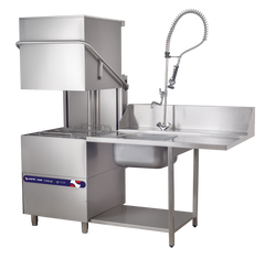 AMPTO 1510 Hood-Type High-Temperature Dishwasher 34-5/8"W