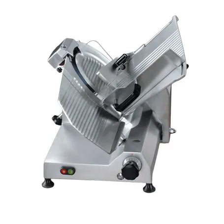 AMPTO 350I Meat Slicer 14" Blade, Manual Gravity Feed, 120V