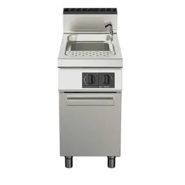 AMPTO 90CPE45 Electric Pasta Cooker, 12-Gallon 1-Tank