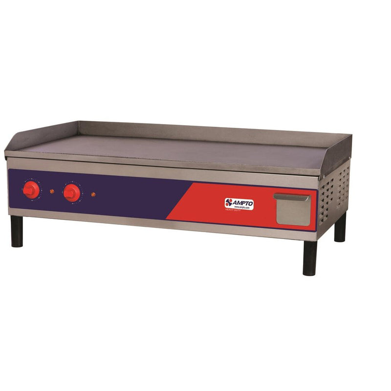 AMPTO GR1E Electric Countertop Griddle, 40" Cooking Surface
