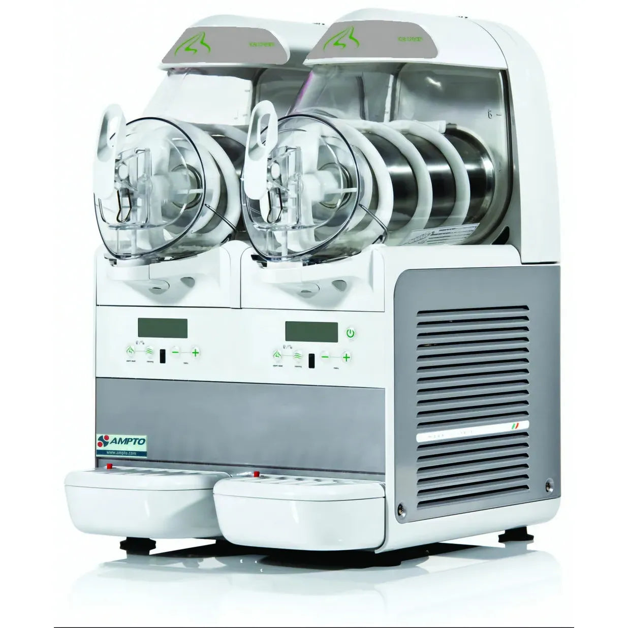 AMPTO Q1216 Soft Serve Frozen Dessert Dispenser 2 Tank