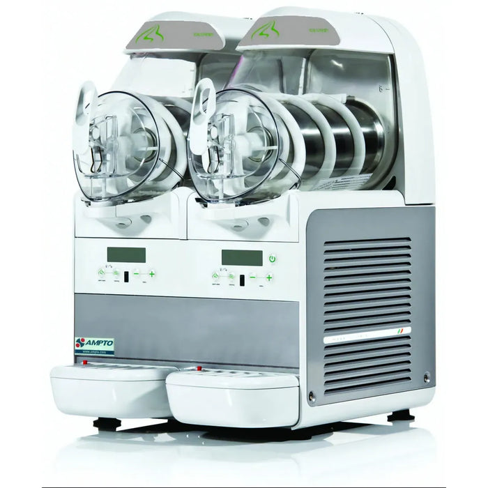 AMPTO Q1216 Soft Serve Frozen Dessert Dispenser 2 Tank
