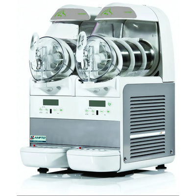 AMPTO Q1216 Soft Serve Frozen Dessert Dispenser 2 Tank