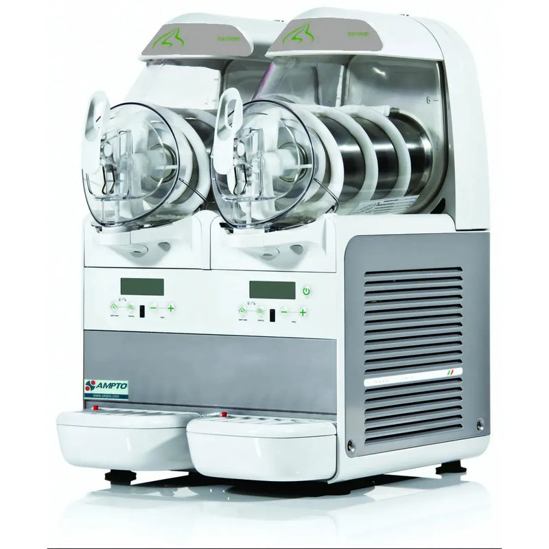AMPTO Q1216 Soft Serve Frozen Dessert Dispenser 2 Tank