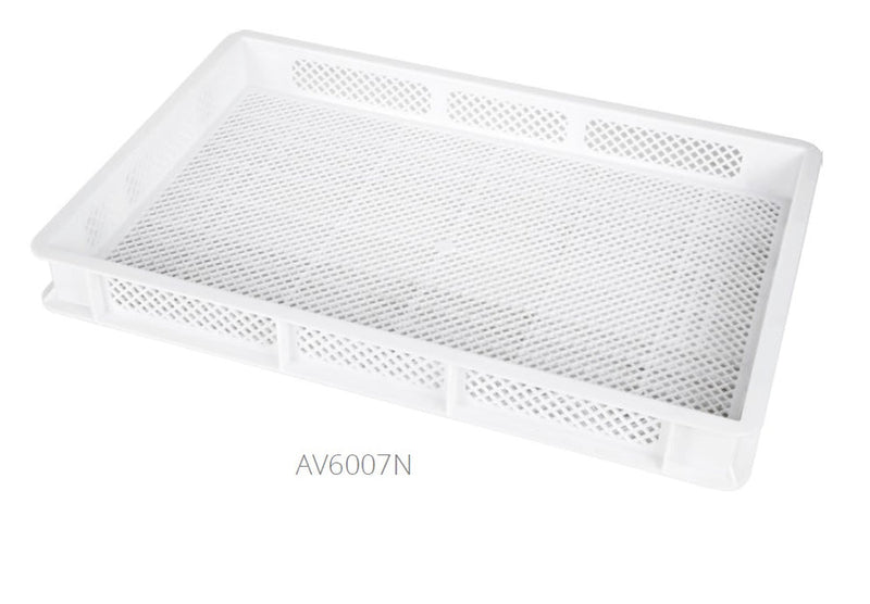 Fimar AV6007N Plastic Perforated Basket 24x16" (60x40cm) White