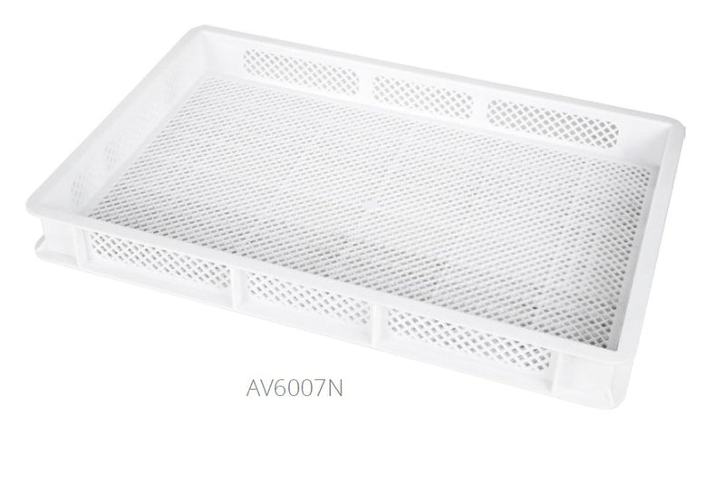 Perforated Basket-Fimar AV6007N Plastic Perforated Basket 24x16" (60x40cm) White