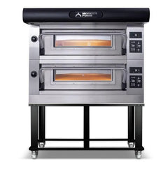 Amalfi – Electric Pizza Ovens-MORETTI FORNI AMALFI D2 Electric Pizza Oven 2 Deck Tray Guide Base